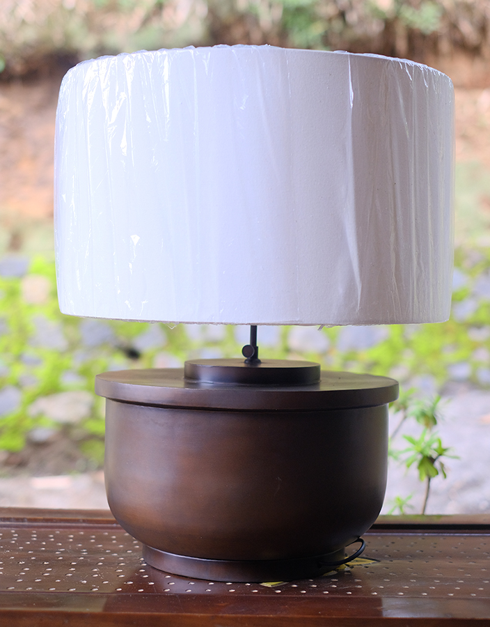 Lampu meja tembaga hotel custom